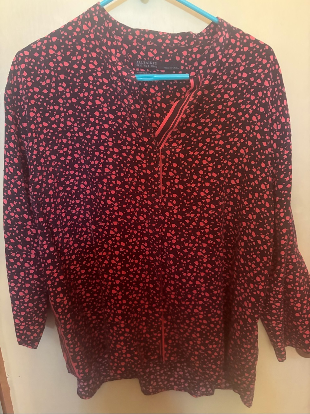 All Saints silk blouse